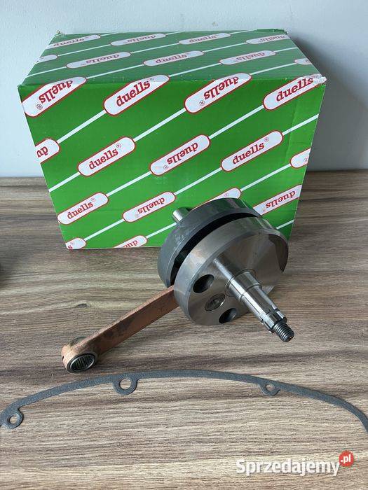 NOWY KOMPLETNY WAŁ KORBOWY DUELLS ŁOŻYSKA