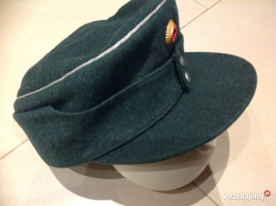 Stara Niemiecka Czapka Wojskowa Sygnowana sprzedam