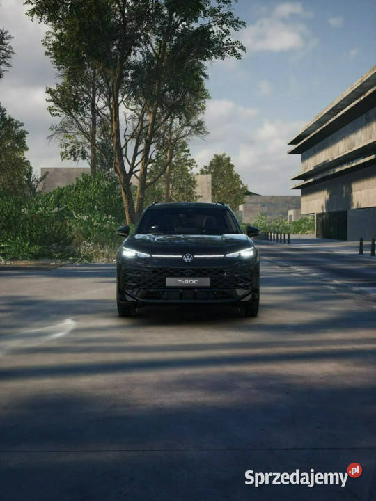 Volkswagen TRoc Wersja RLine 15 eTSI 150 DSG elektrochrom. lusterko wst. Łódź