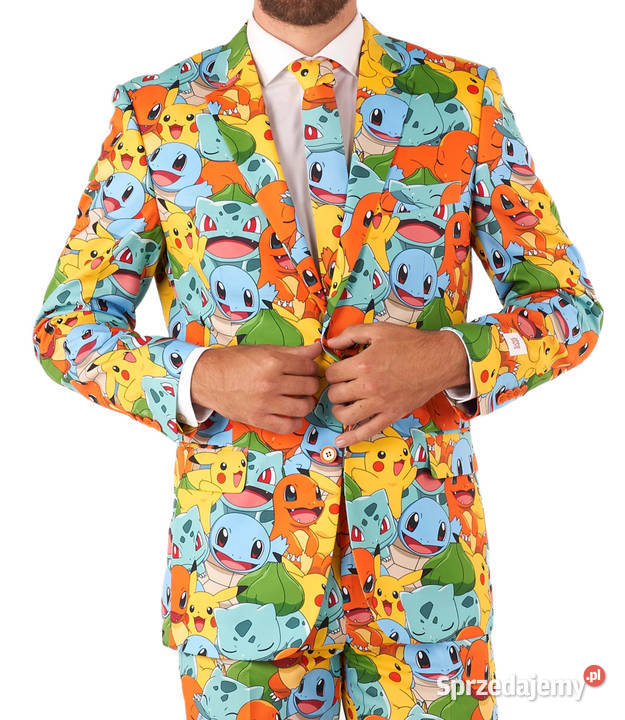 OPPOSUITS Garnitur męski z krawatem kolorowy Ostrów Wielkopolski
