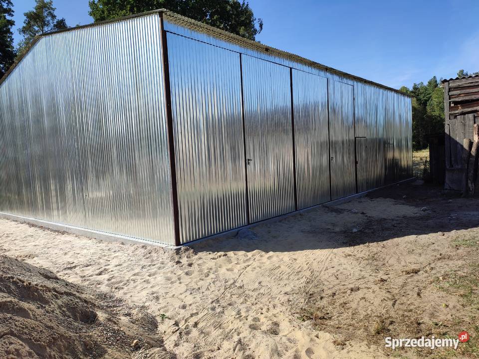 Garaż Blaszany Ocynkowany Magazn Hala Schowek Brzeziny
