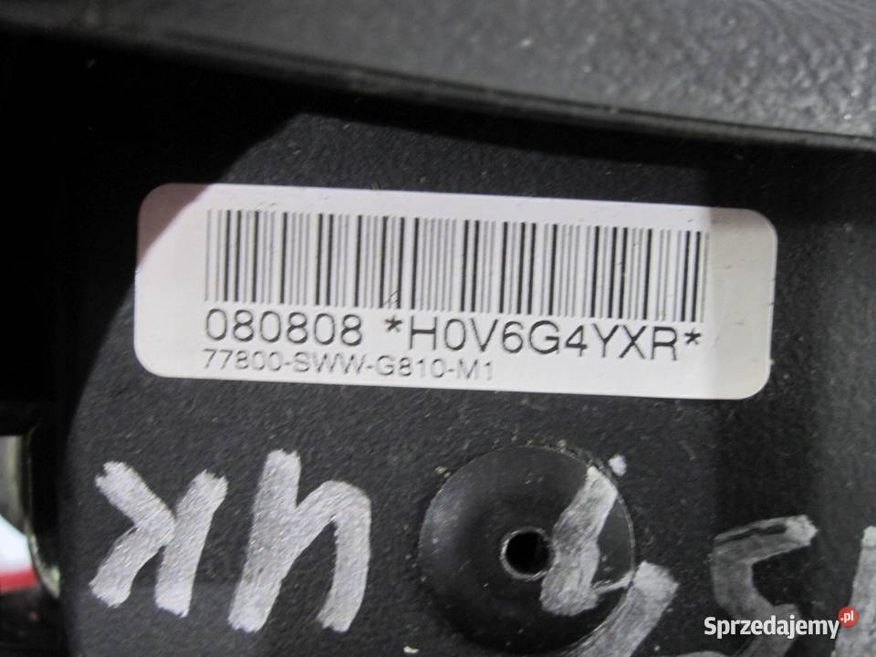 HONDA CRV III 09r AIRBAG poduszka kierowcy