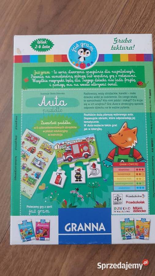 Gra układanka Auta Pabianice