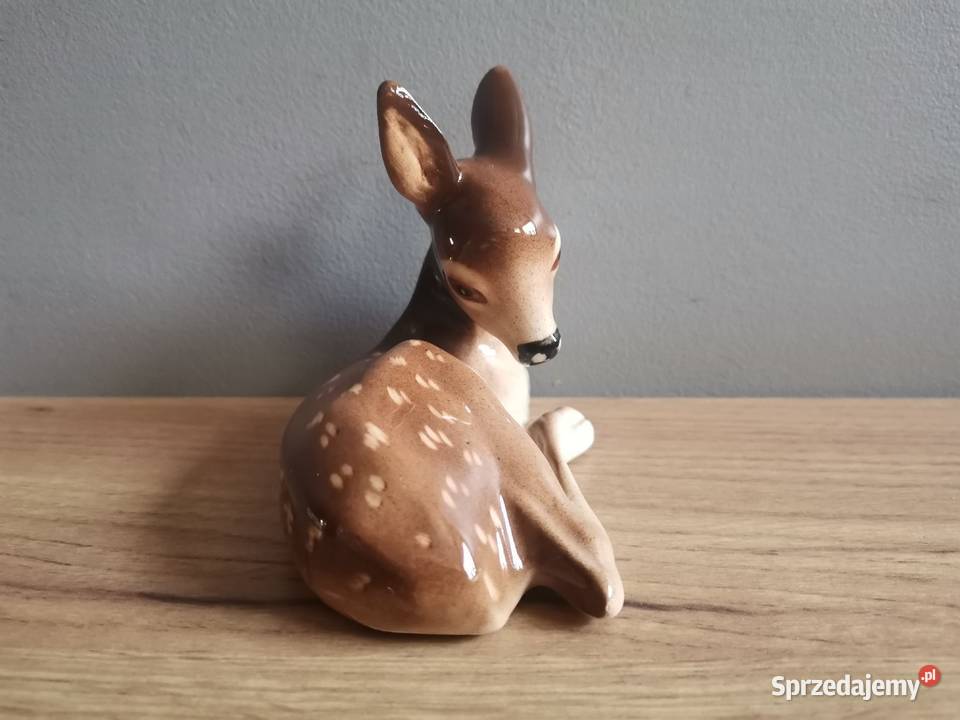 Stara figurka Sarna Sarenka porcelana porcelit Siemianowice Śląskie