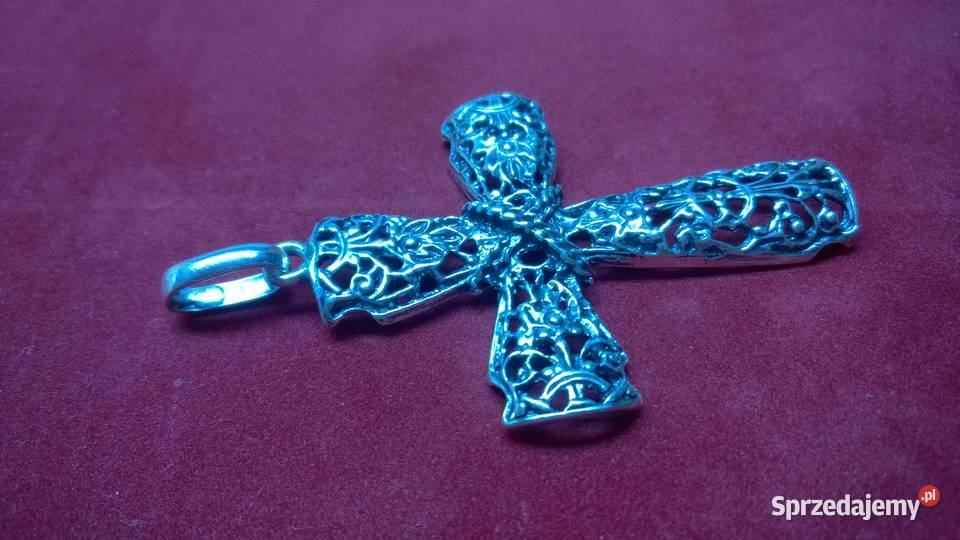 srebrny krzyżyk 0113 Warszawa