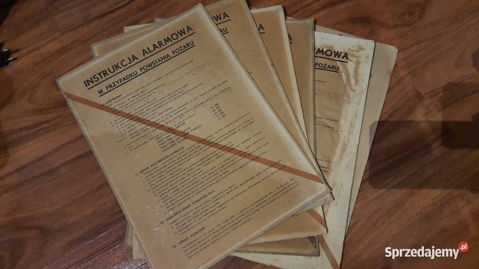 Instrukcja alarmowa pożarowa tablica lubelskie Lublin