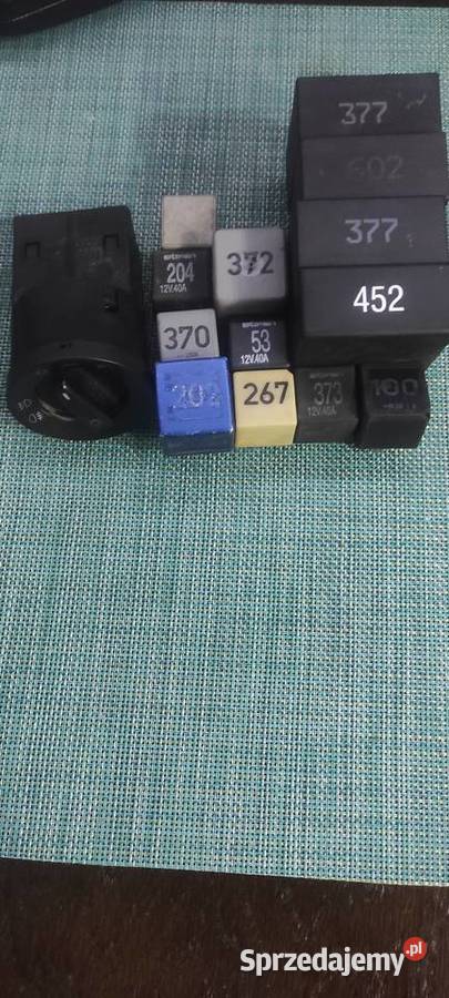 Przekaźniki i przełącznik świateł VW osobowe