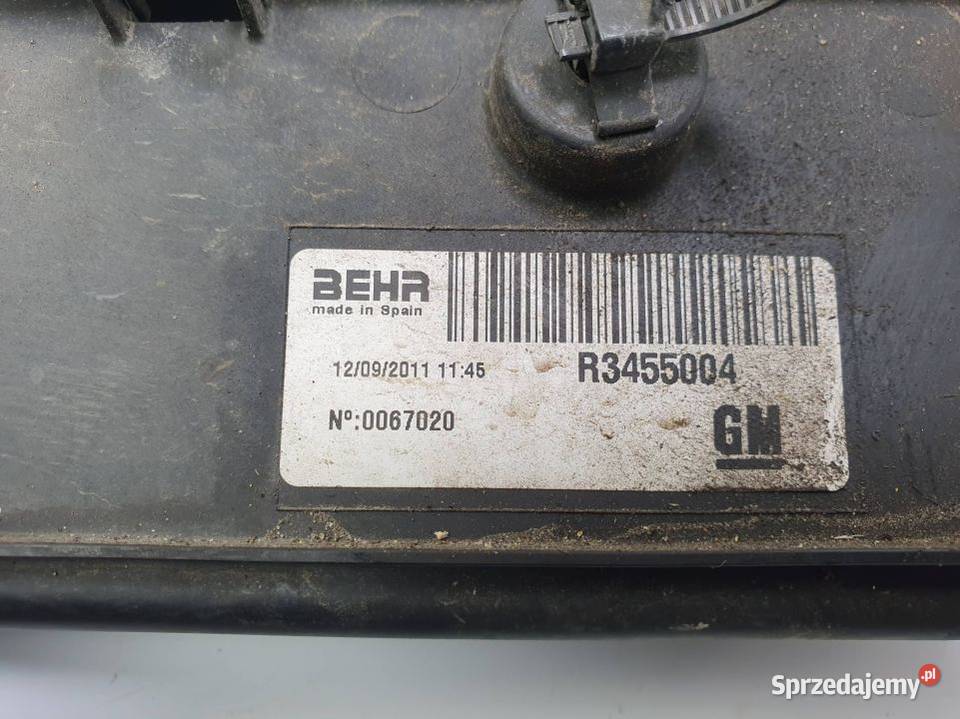 WENTYLATOR CHŁODNICY OPEL MERIVA B T5397001 kujawsko-pomorskie