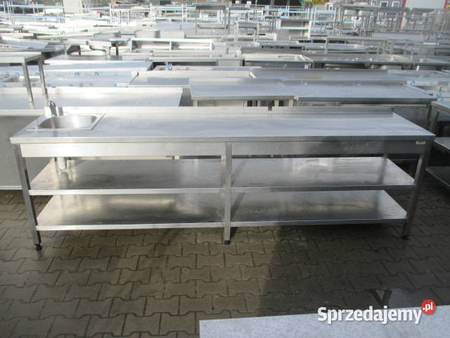 Stół Zlew Gastronomiczny Z 2 Półkami 2806085