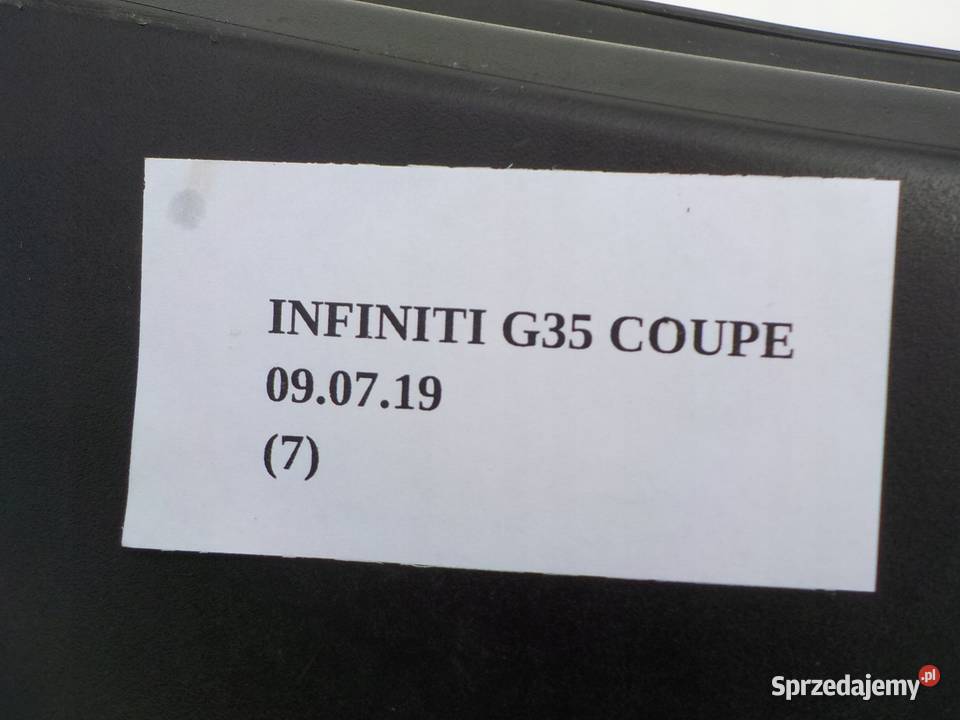 PODSZYBIE PRAWE INFINITI G35 COUPE osobowe Nowy Tomyśl