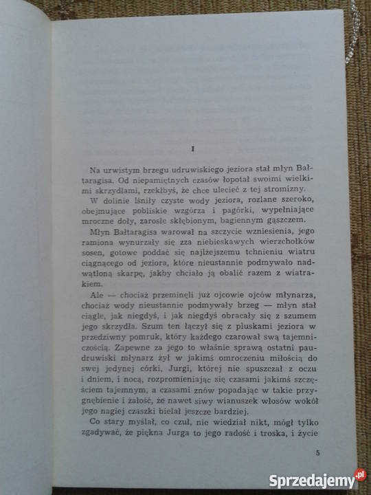 MŁYN BAŁTARAGISA Kazys BORUTA Proza i poezja lubelskie Parczew