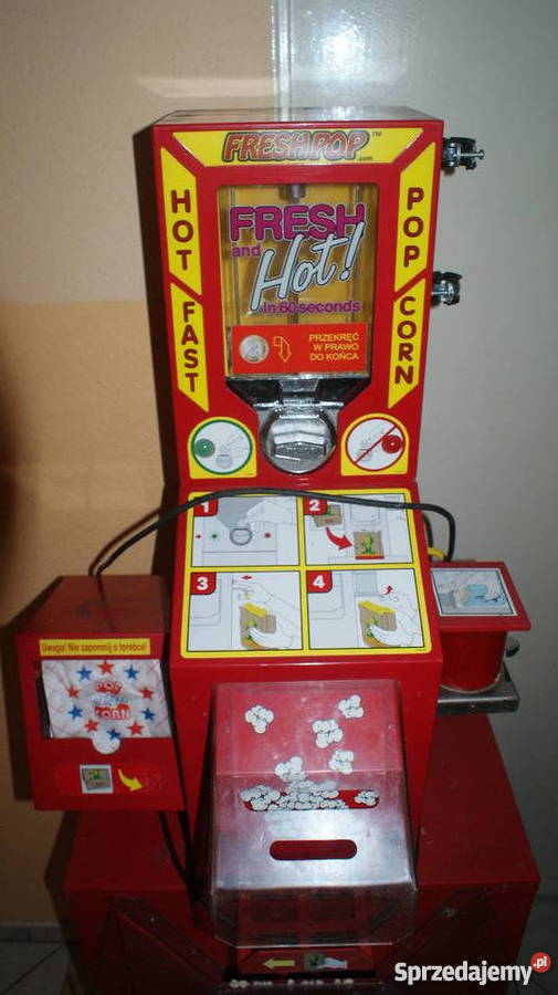 Automat zarobkowy gorący pop corn super biznes okazja