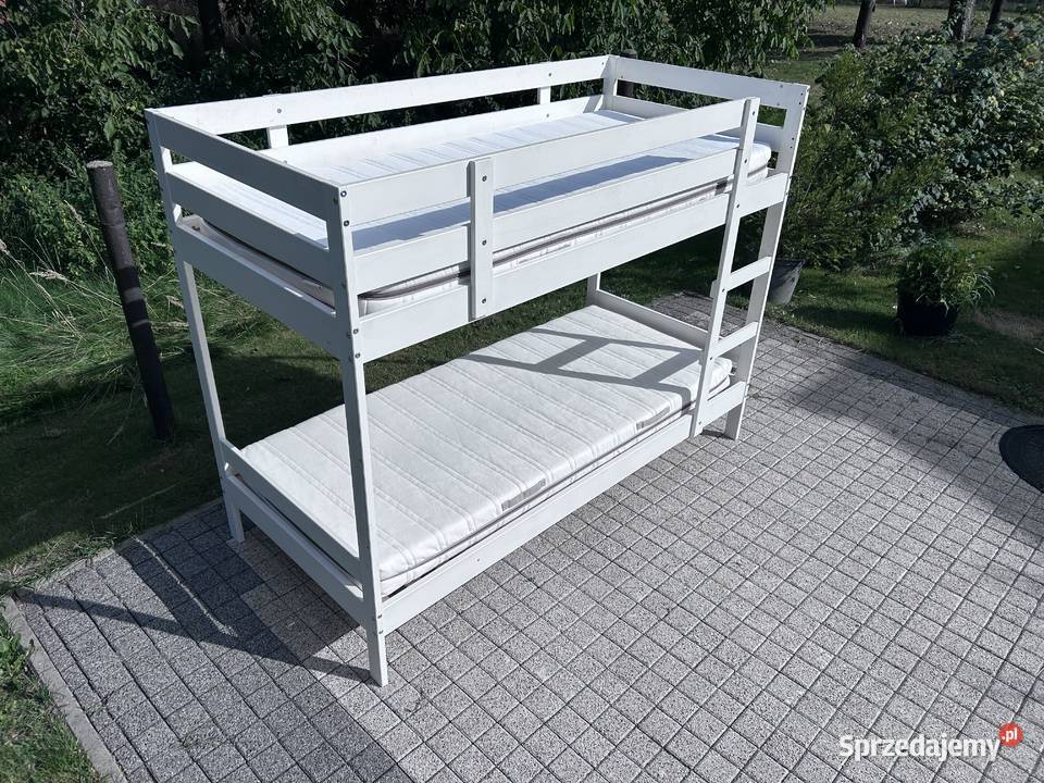 Łóżko piętrowe IKEA Mydal 2 Materace IKEA Malvik Rybnik