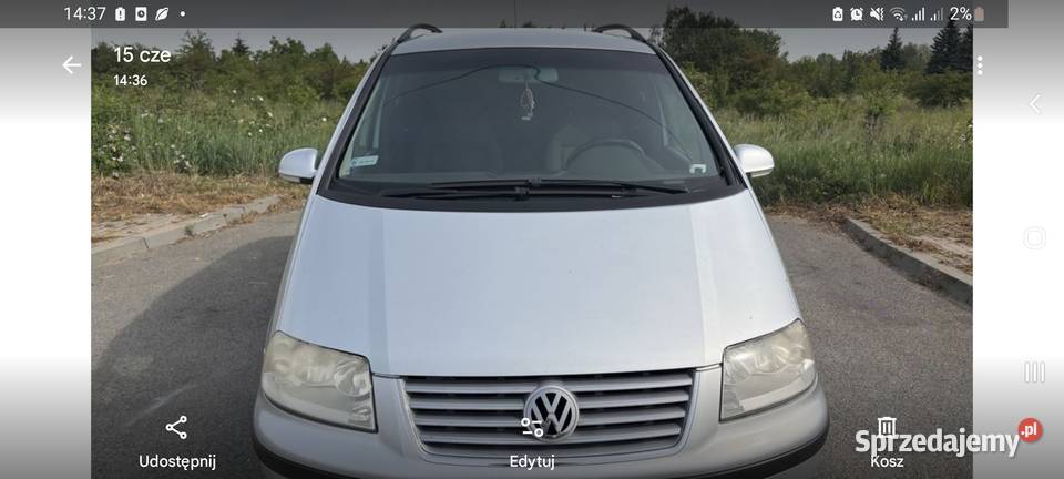 Vw Sharan 19TDi 130 łódzkie Skierniewice