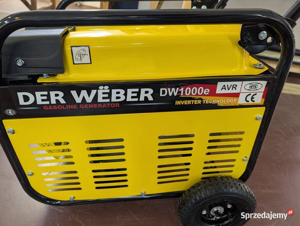 Agregat prądotwórczy DER WEBER DW 1000e NOWY łódzkie
