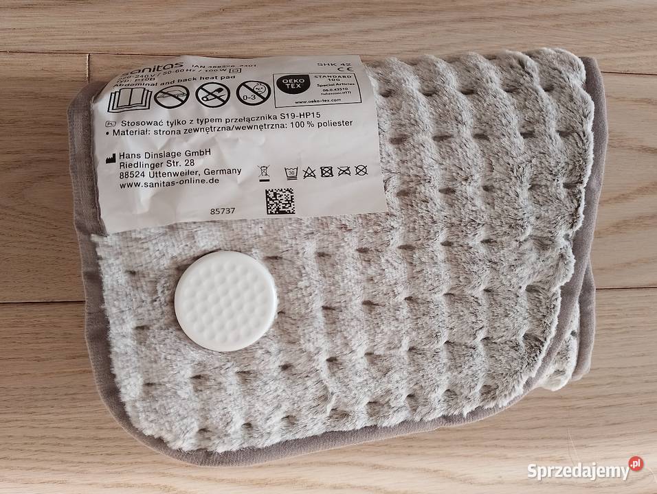 Poduszka elektryczna pod brzuch i plecy Sanitas Zdrowie i  pielęgnacja Warszawa sprzedam