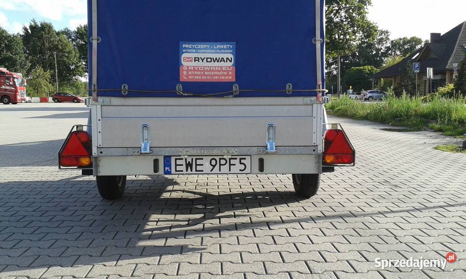 Nowa Przyczepa Rydwan 220x130x120 resor plandeka burtowe Burtowe i plandeki Przyczepy i naczepy Wieluń
