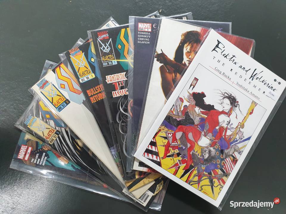 Elektra zestaw 8 oryginalnych komiksów Marvel Gdynia