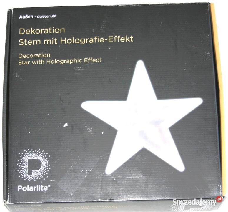 Gwiazda Polarlite PDE04003 325 Hologramy LED Boże Narodzenie