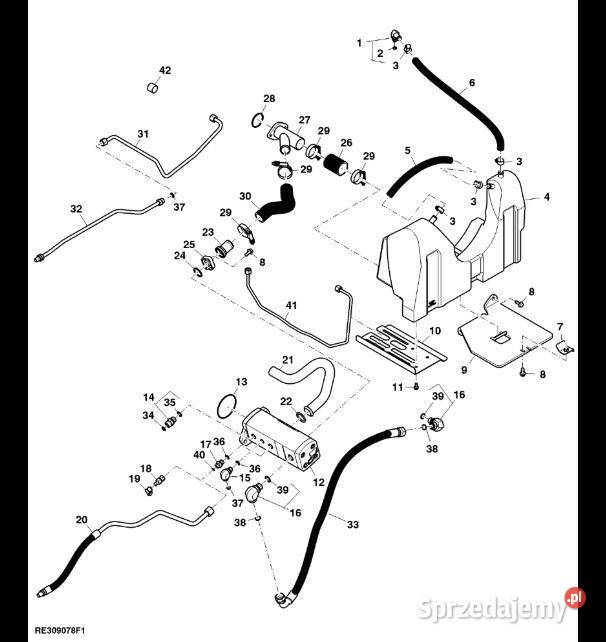 R565750 John Deere 8345R Zbiornik hydrauliczny Pozostałe wielkopolskie Jastrzębniki sprzedam
