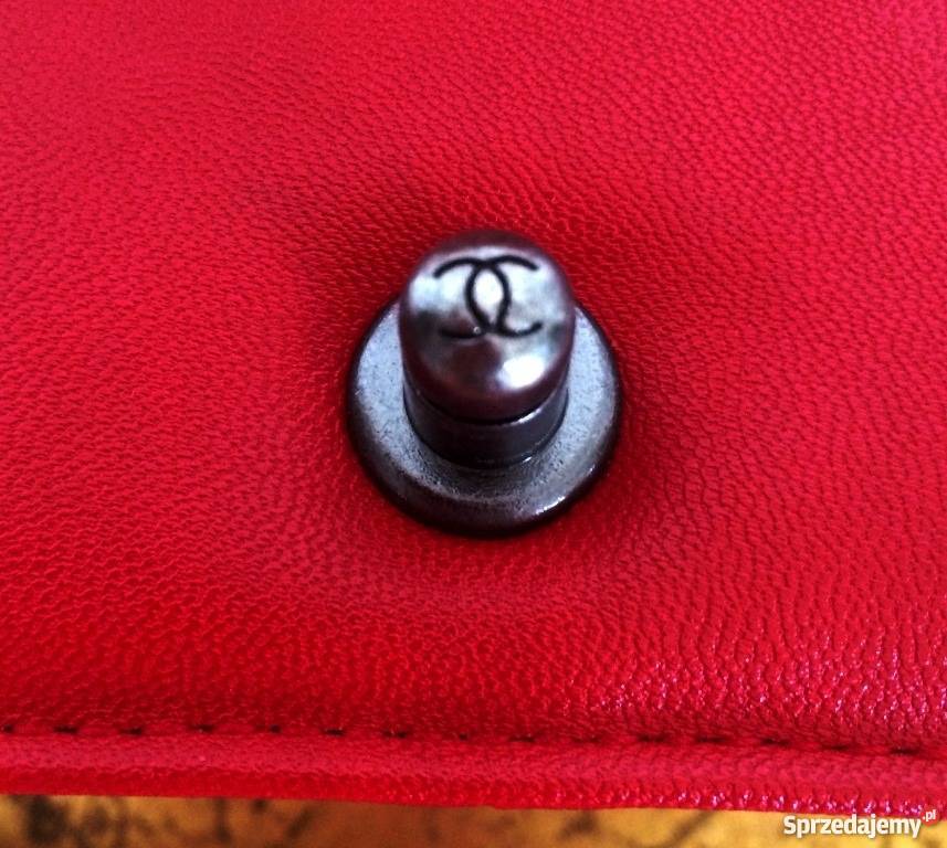 TOREBKA CHANEL BOY RED TOREBKA CC PIKOWANA Torby i torebki sprzedam