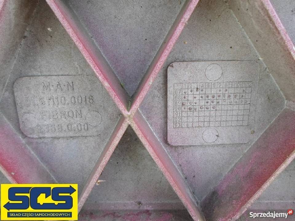 MAN F90 F 90 F2000 MASKA GRILL ATRAPA WĄSKA Części Bieleń