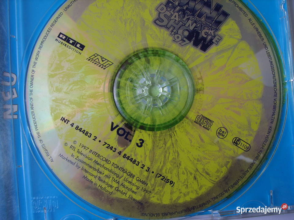 DANCE CD MINI PLAYBACK DANCE SHOW VOL3 Wołów