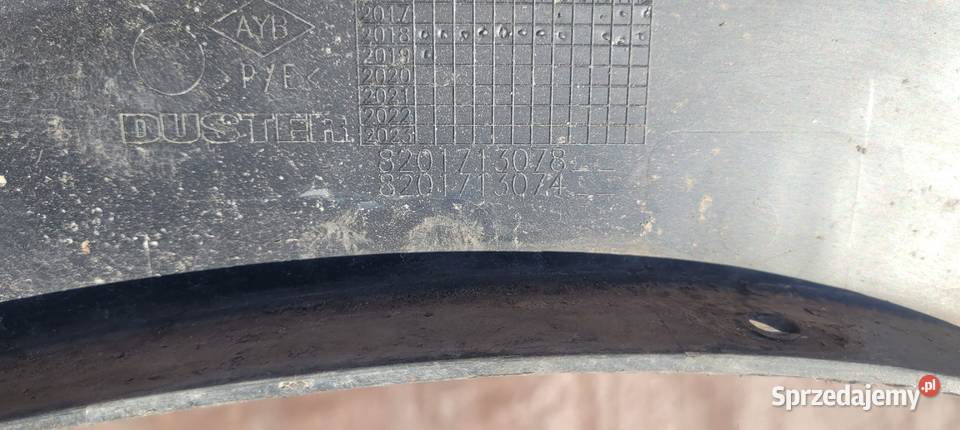 DACIA DUSTER II LISTWA BŁOTNIKA PRAWY PRZOD Ruda Śląska