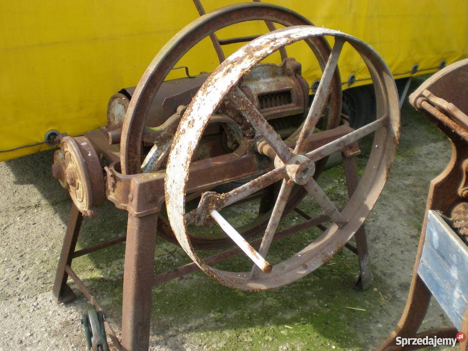 Zabytkowa ozdobna sieczkarnia do ogroduna Architektura ogrodowa Barlinek