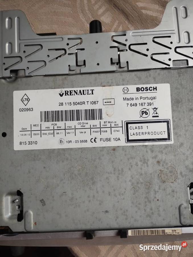 Radio samochodowe Renault lubelskie Świdnik