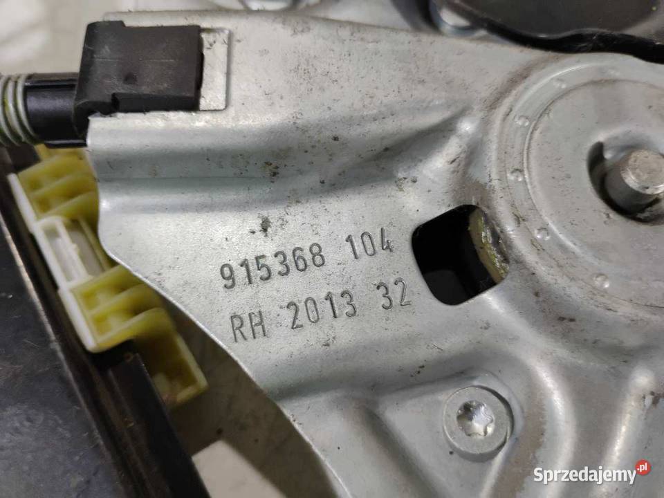 MECHANIZM PODNOŚNIK SZYBY PRAWY PRZÓD OPEL ASTRA osobowe