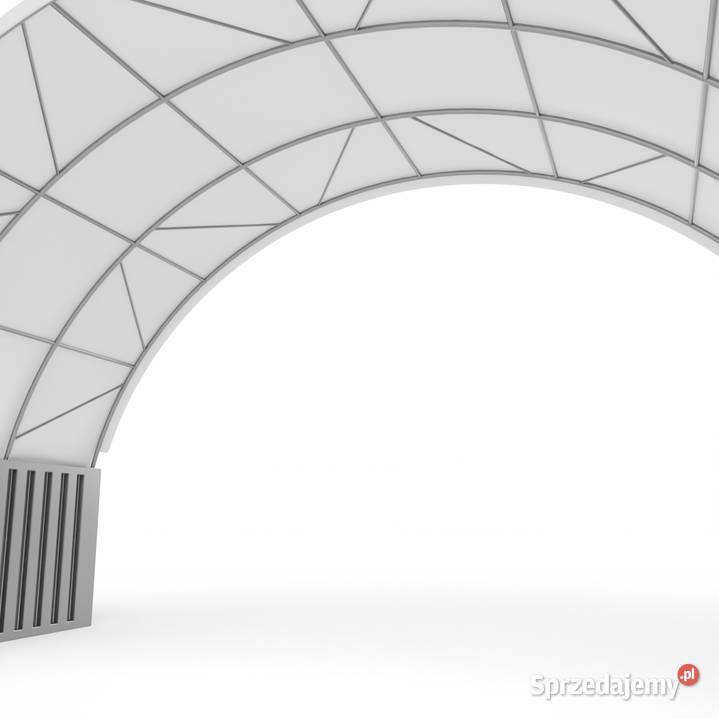 Zadaszenie kontenerowe 10x6m PVC 750gm2 Magazynowanie