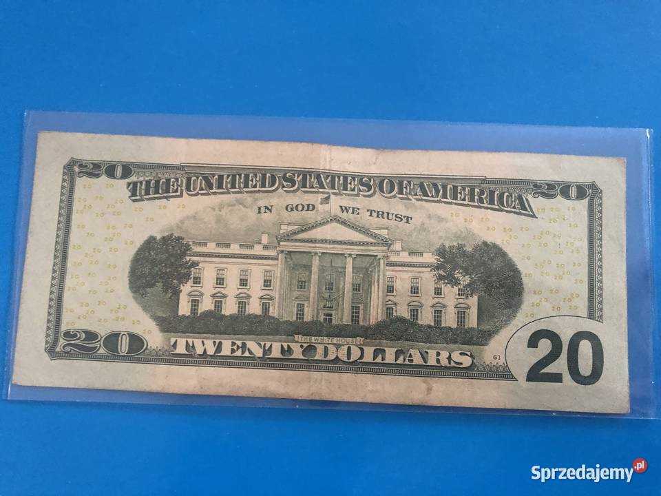 Banknot 20 dollarow ciekawy numer z gwiazdka zachodniopomorskie Szczecin sprzedam