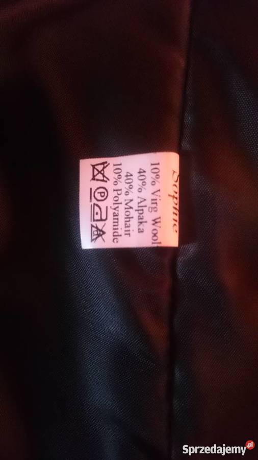 Płaszcz ocieplany z wełny wielbłądziej Bytom