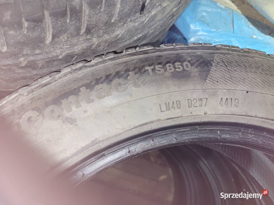 Opona zima 225 50 R17 Continental 6mm Samochodowe małopolskie Bystra Podhalańska