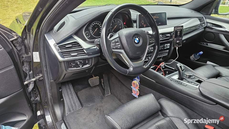 BMW X6 f16 50i 575hp salon polska adaptive led lakier metallic