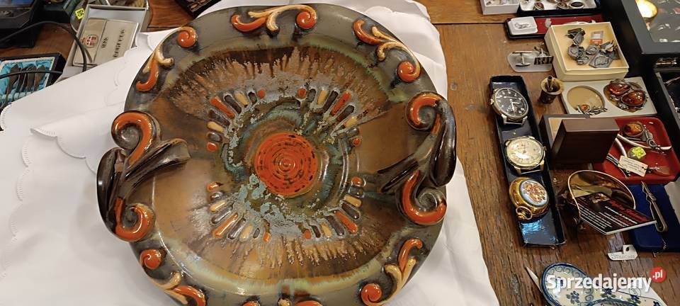 Ceramiczna patera Stettin Niemcy lata 30te małopolskie Kraków sprzedam