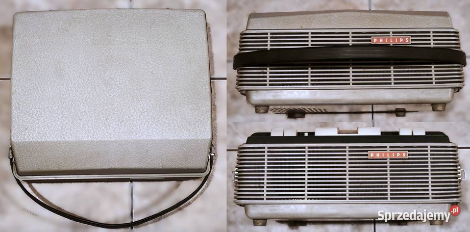 Lampowy magnetofon szpulowy Philips R14 Perełka łódzkie
