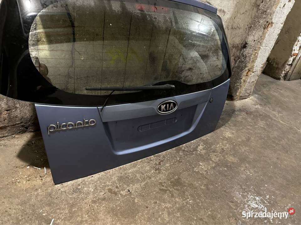 Klapa Tył picanto I lift styropian w bagażnik Klapy bagażnika Turek sprzedam
