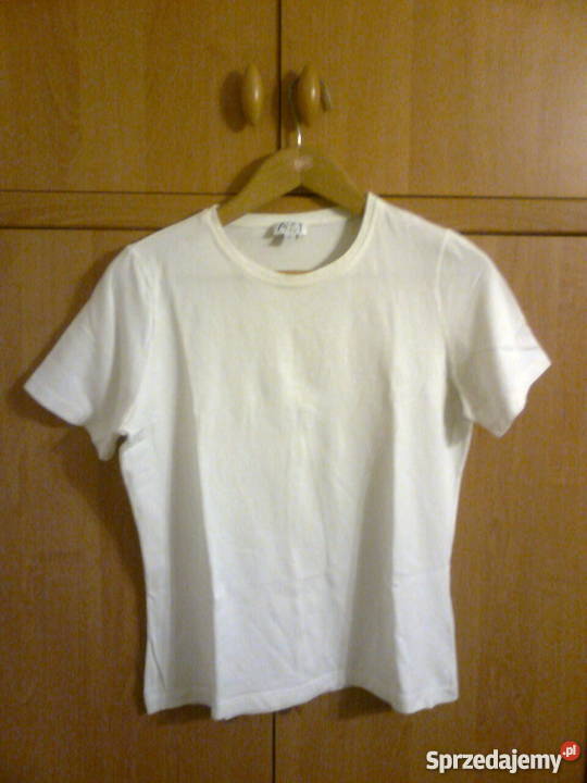 Koszulka bluzka tshirt elegancka biała rozmiar L Grodzisk Mazowiecki