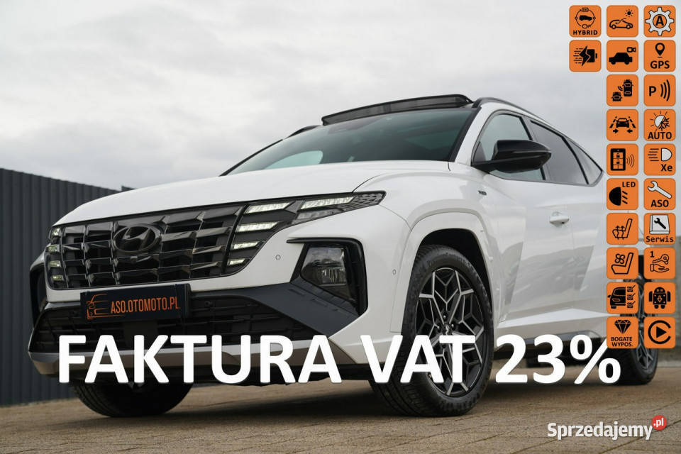 Hyundai Tucson N LINE kamery 360 WENTYLACJA komputer pokładowy Otmuchów sprzedam