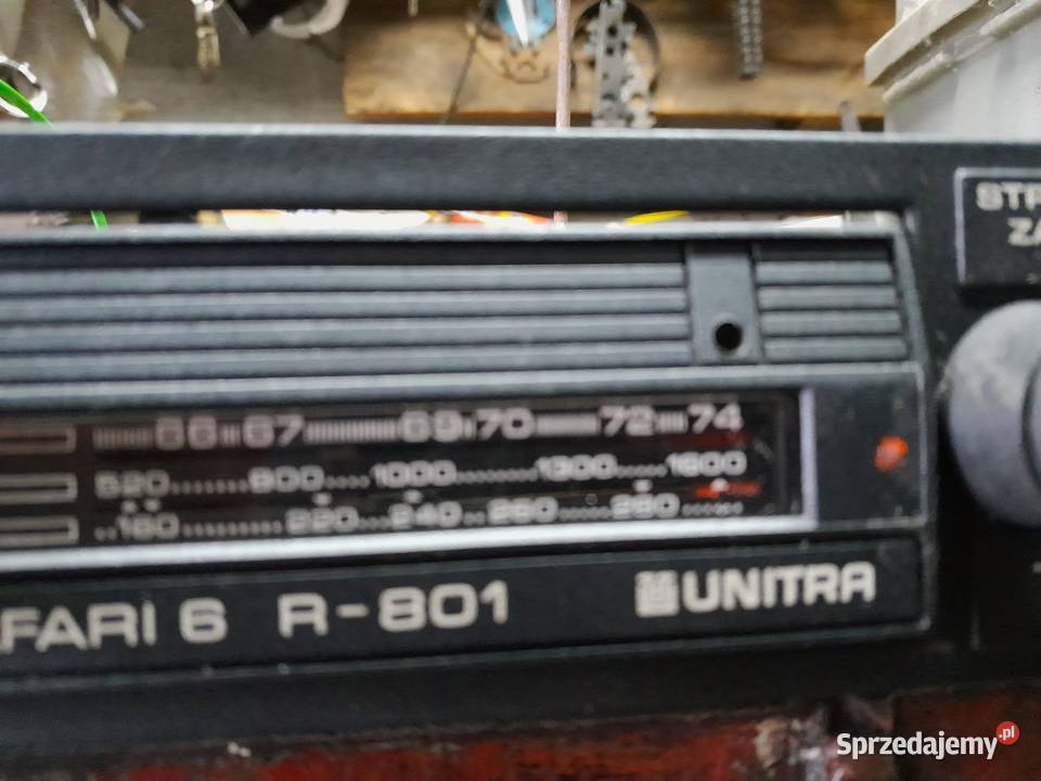 Radio Unitra R801 Diora Safari 6 samochodowe Tarnobrzeg
