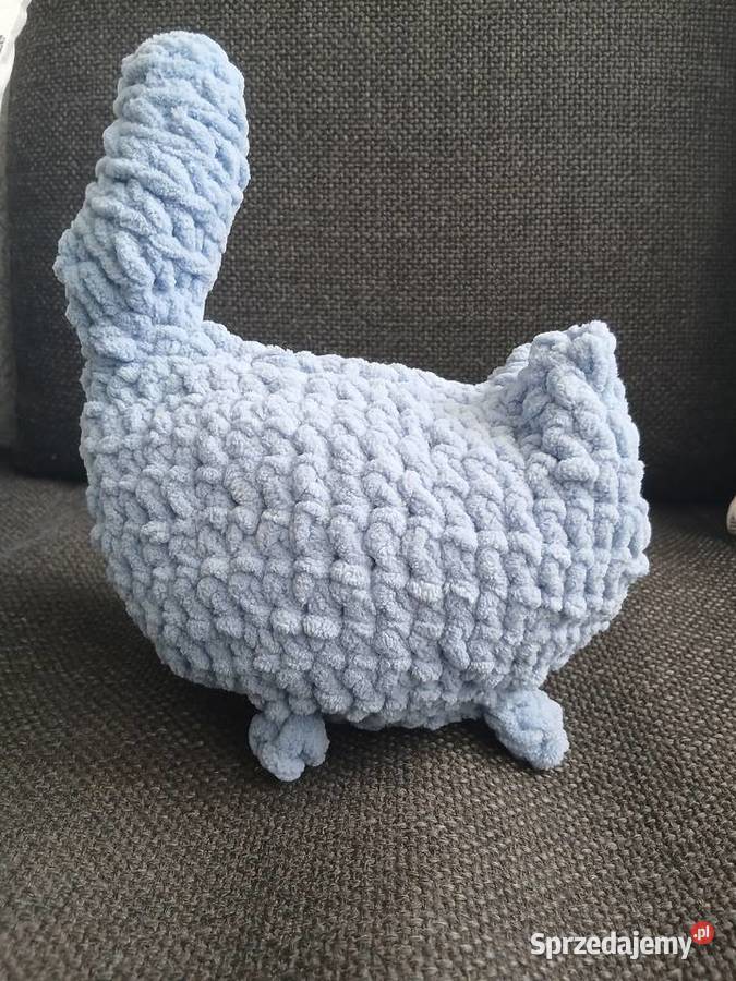 Niebieski pluszowy kotek 12m+ Warszawa sprzedam