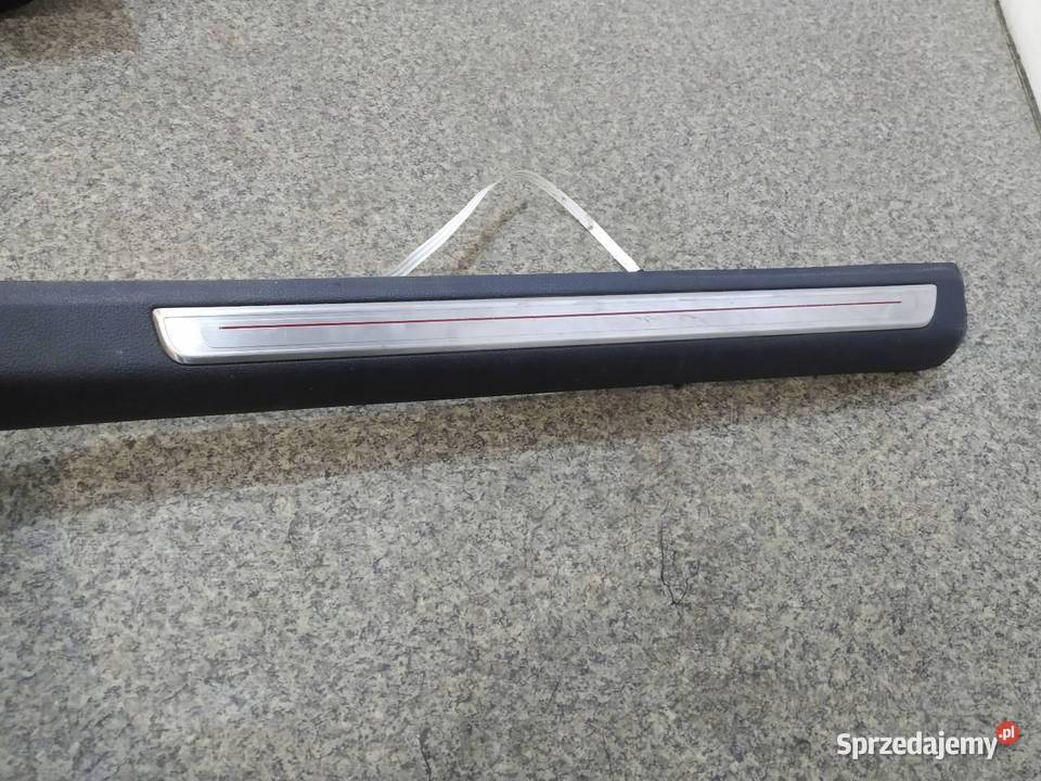 OSŁONA PROGU LISTWA LED LEWA KOMPLET GTI 5D