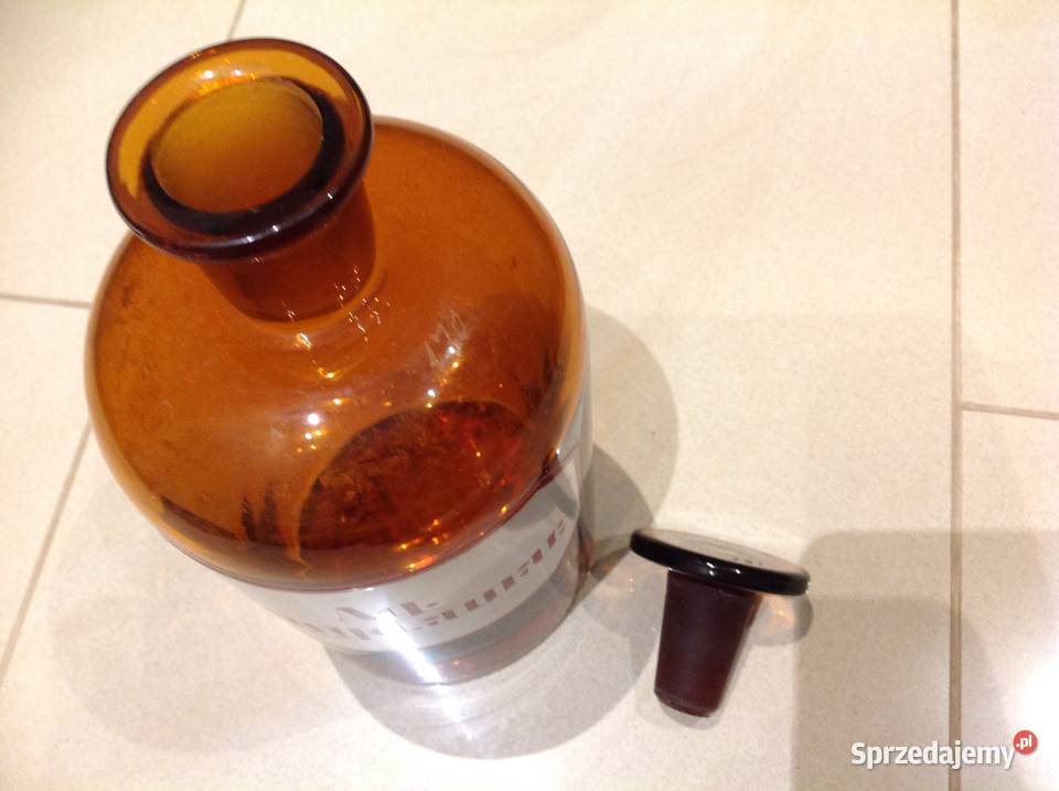 Stara Butelka Apteczna Szkło Rwaniec Sygnowana Porcelana i szkło lubuskie Nowa Sól sprzedam