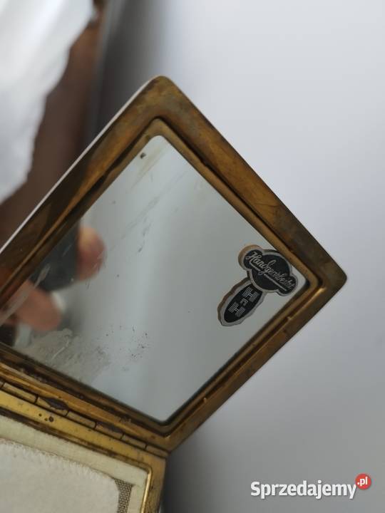 Ręcznie robiona stara puderniczka małopolskie