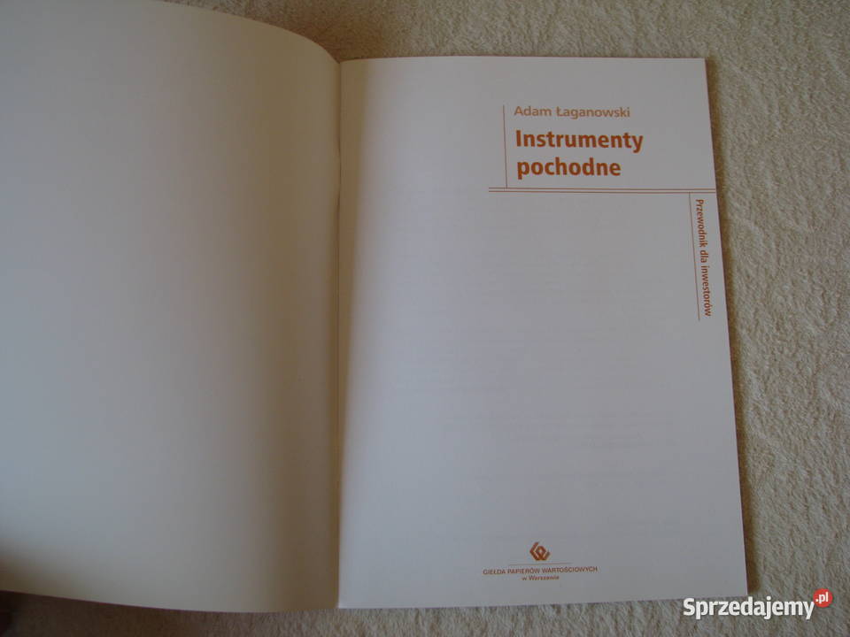 Instrumenty pochodne Łangowski Adam GPW