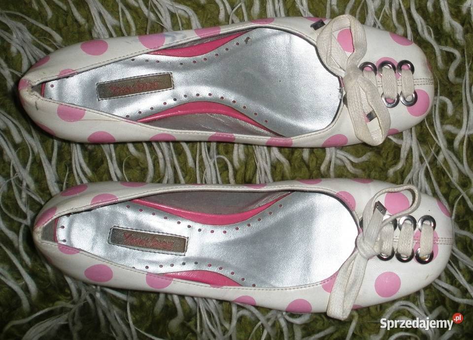 Buty damskie szpilki na małym obcasie białe w sprzedam