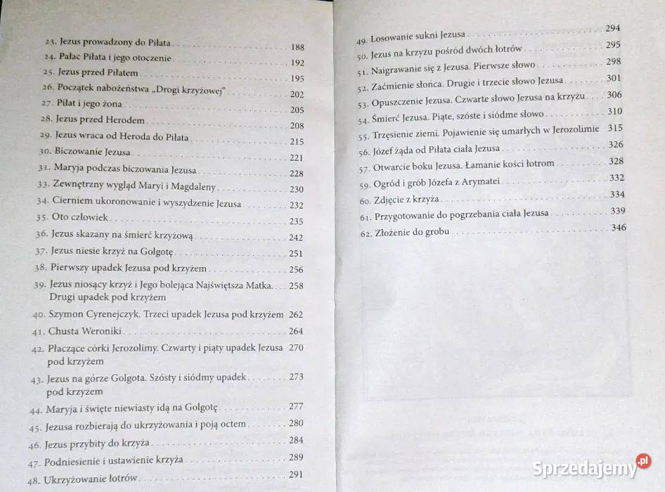 Pasja według objawień bł Anny Katarzyny Emmerich Chełm sprzedam