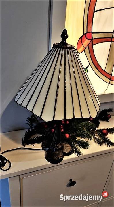 Lampa witrażowa ręcznie robiona Poznań sprzedam